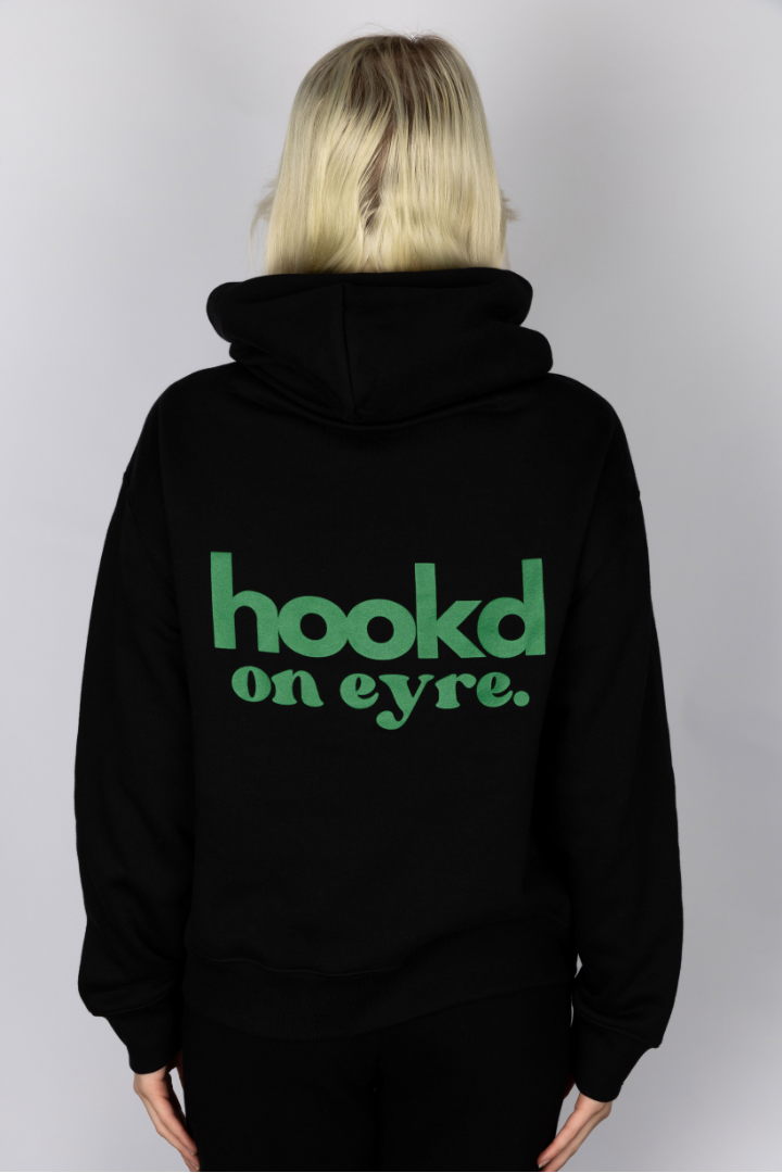 Greenly Relaxed Hoodie - Black