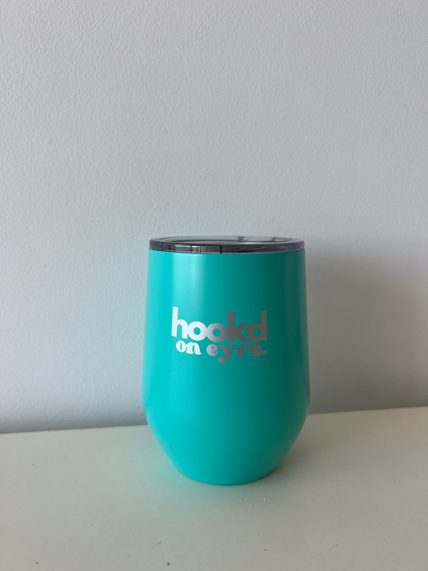 Hookd Mirror Finished Insulated 350ml S/S Mug - Aqua