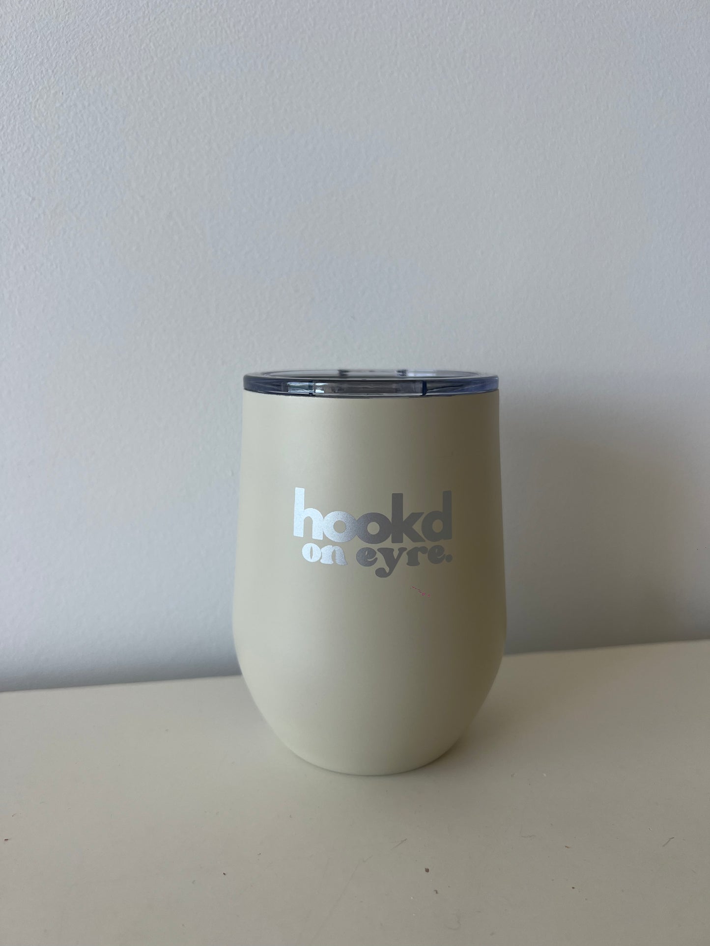 Hookd Mirror Finished Insulated 350ml S/S Mug - Sand