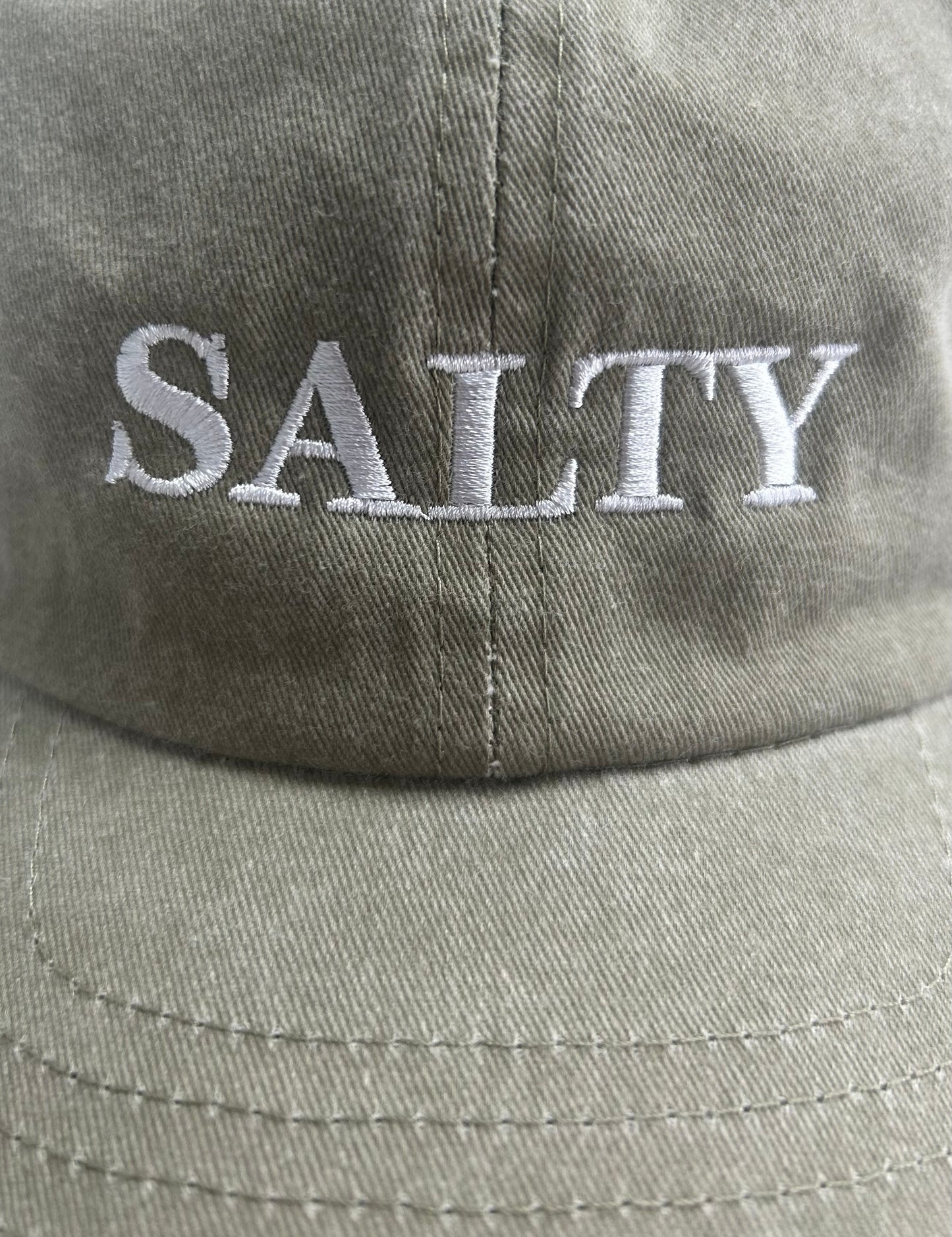 (NEW) 'Salty' Washed Cap - Sand