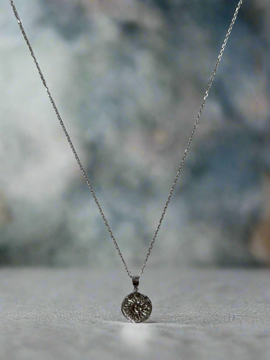 Eclipse Silver Necklace