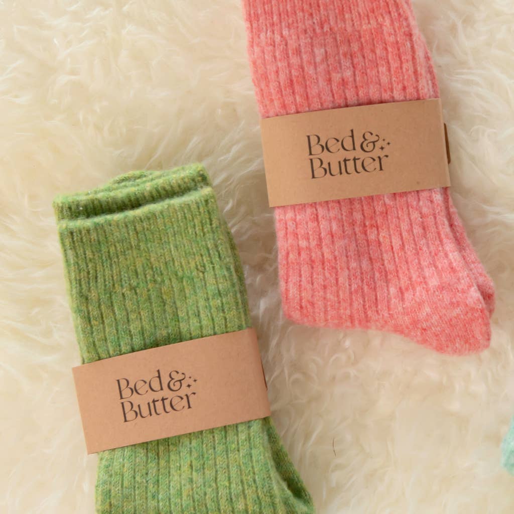 The Comfiest Socks - Light Red