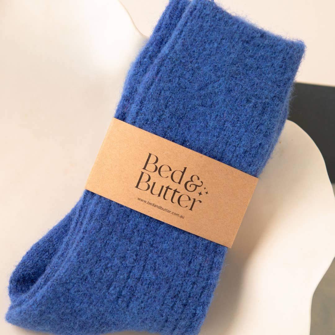 The Comfiest Socks - Sapphire Blue