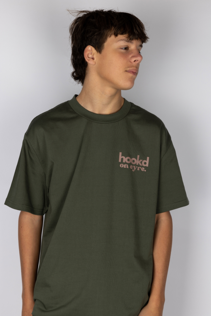 Hookd Box Tee - Cypress
