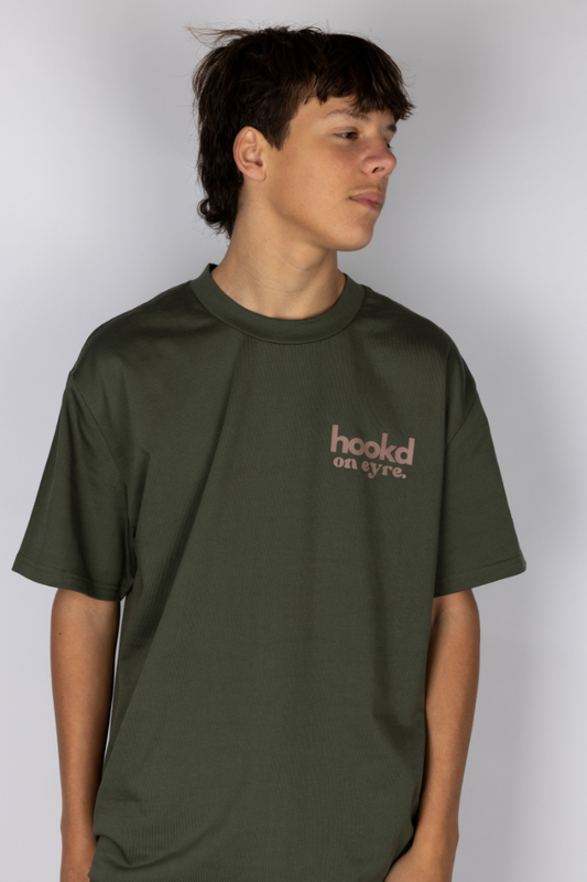 Hookd Box Tee - Cypress