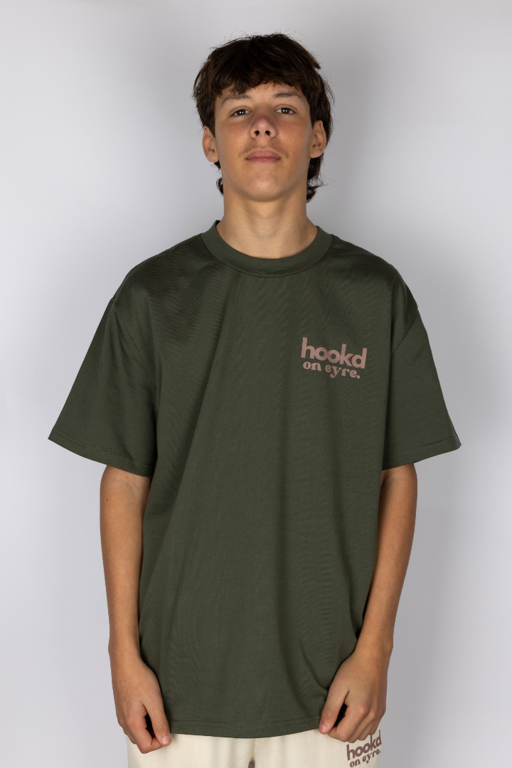 Hookd Box Tee - Cypress