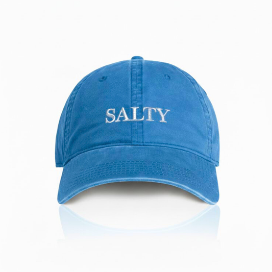 'Salty' Washed Cap - Sky Blue