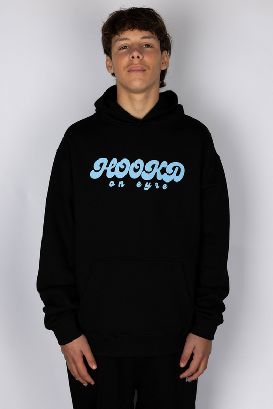 Simes Men's Relaxed Hoodie - Black