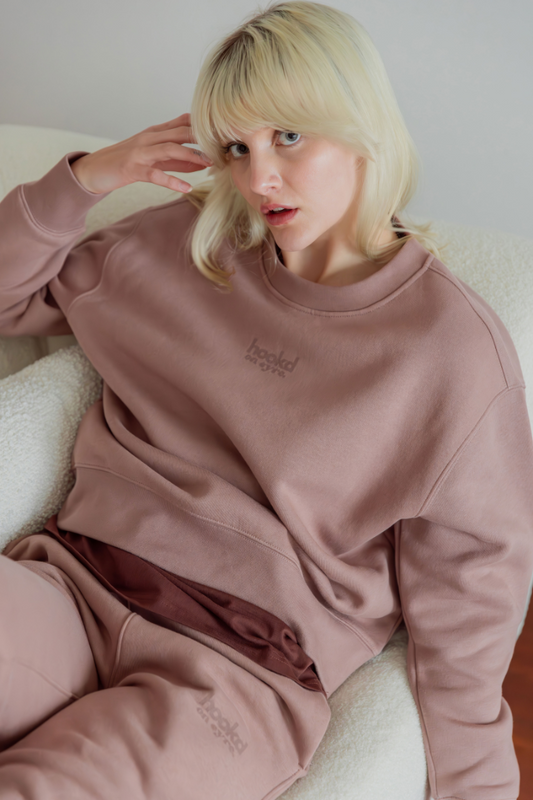 Venus Relaxed Crewneck - Hazy Pink