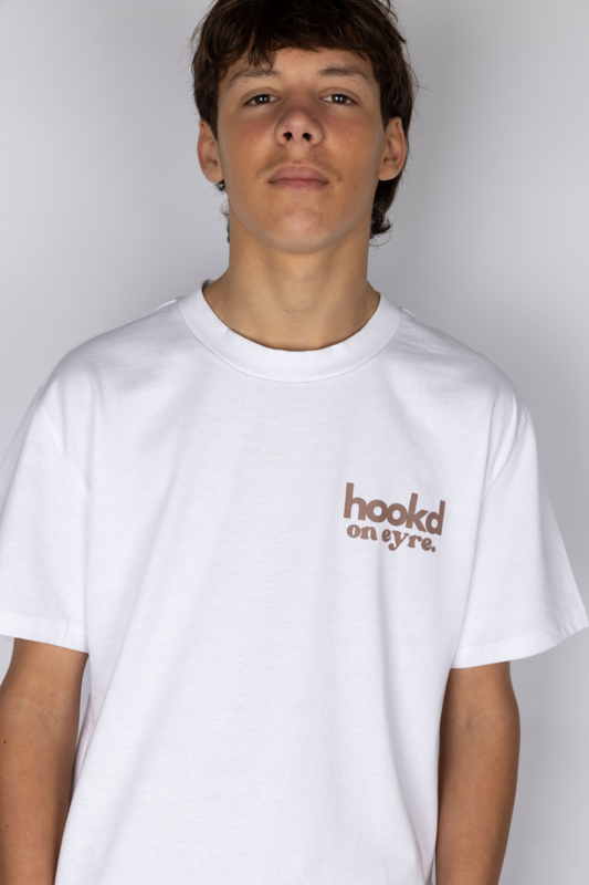 Hookd Box Tee - White