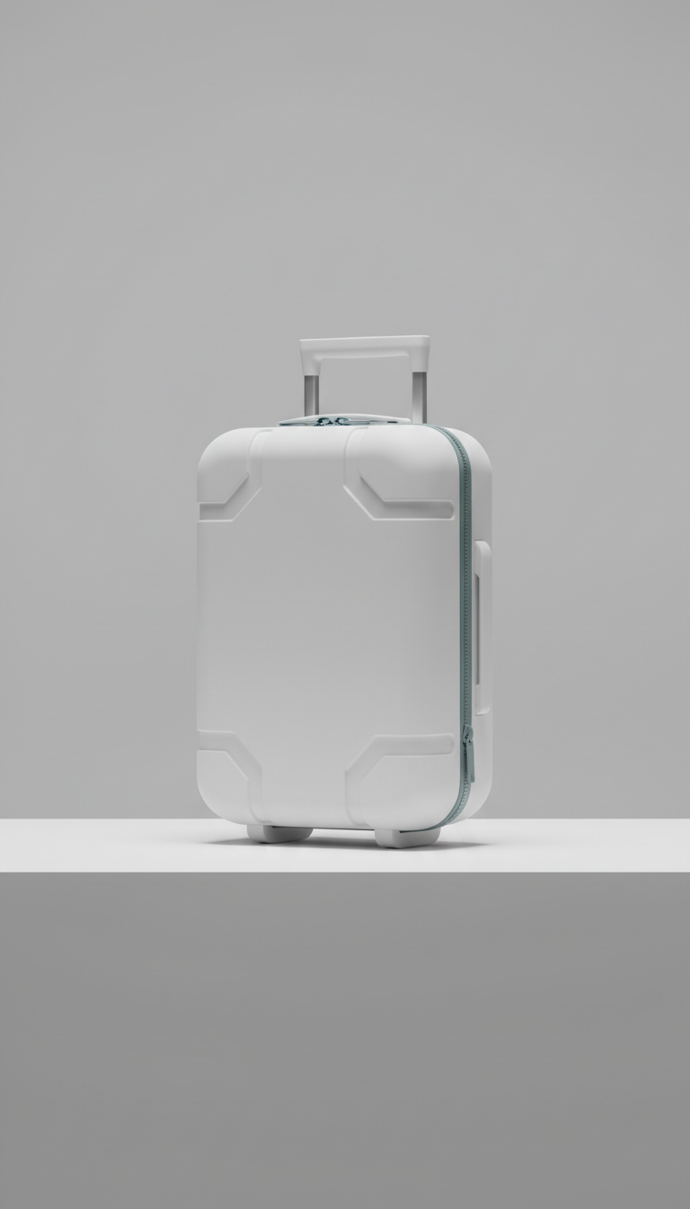 Frost White Minimalist Tech Organizer