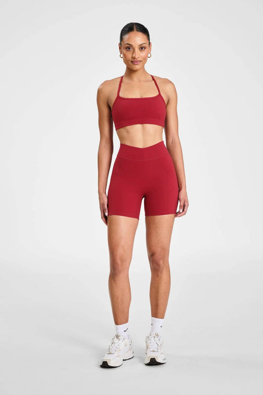 CLOUDCORE Sculpting 5" Bike Short | Cherry