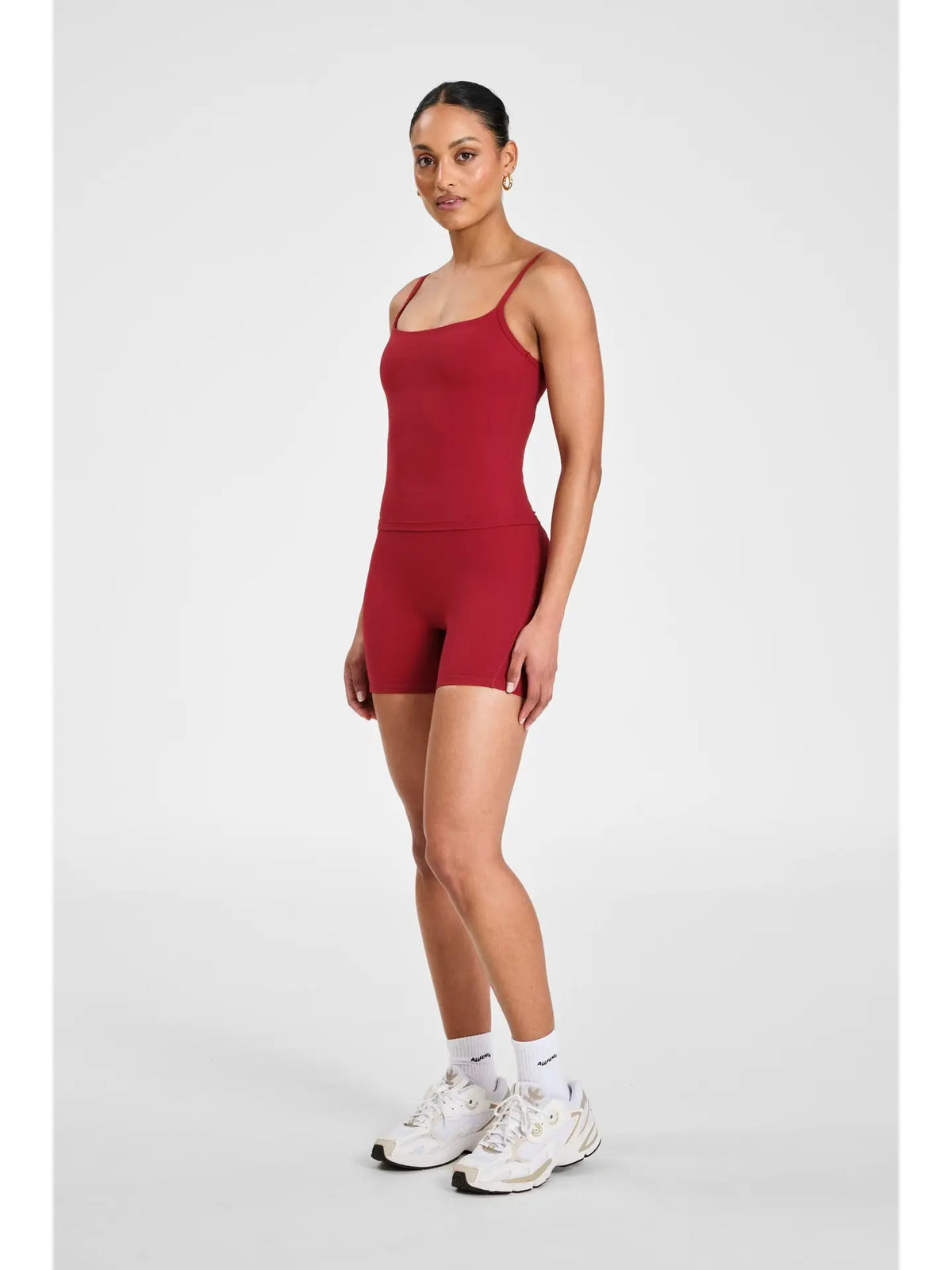 CLOUDCORE Sculpting 5" Bike Short | Cherry