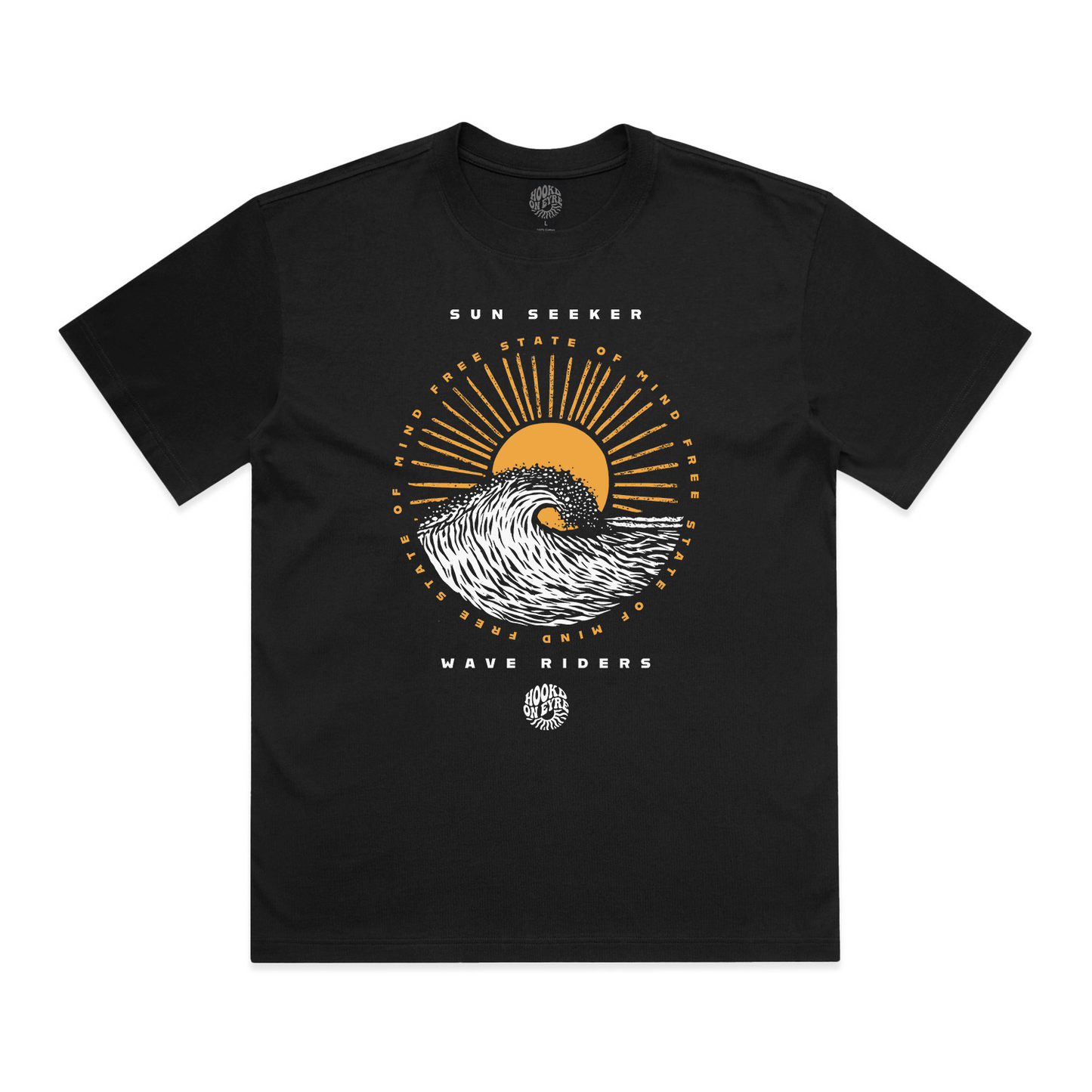 Hookd Sun Seeker Tee – Wave Riders Edition