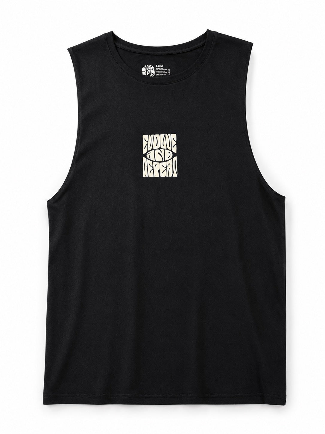 EVOLVE AND REPEAT Tank Black