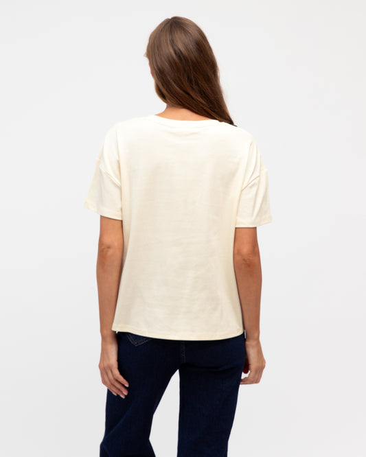 Easy Tuck Tee Cream