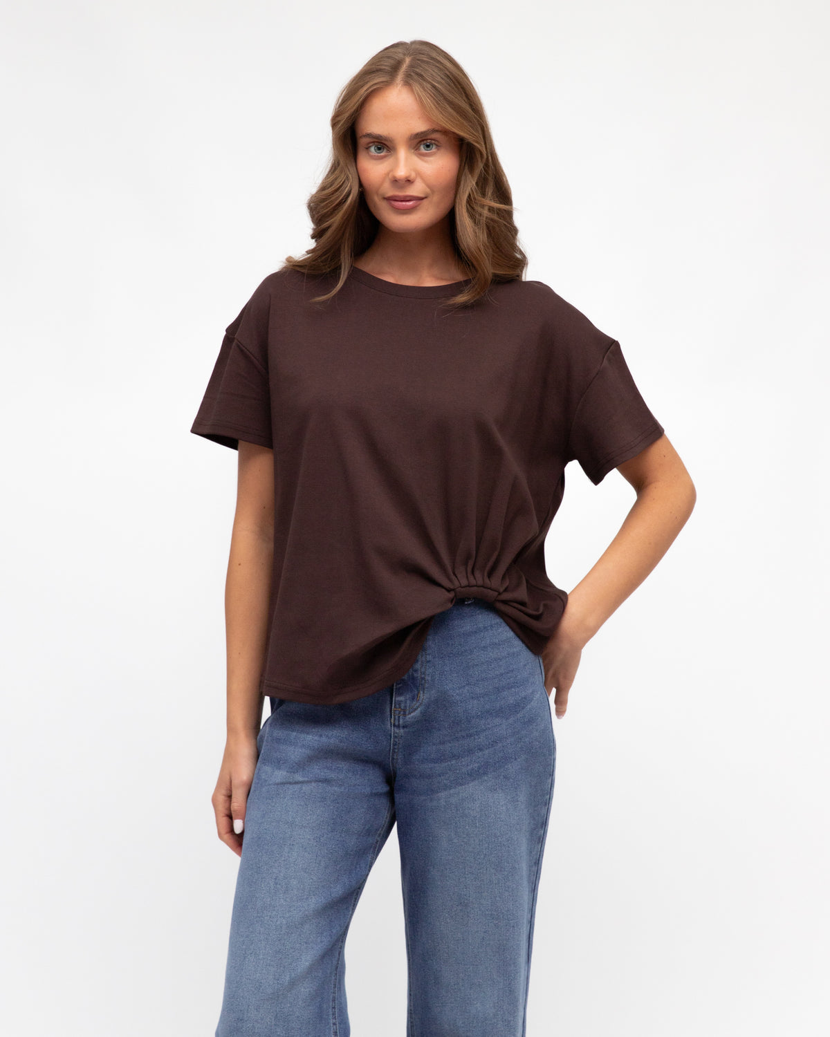 Easy Tuck Tee Dark Chocolate