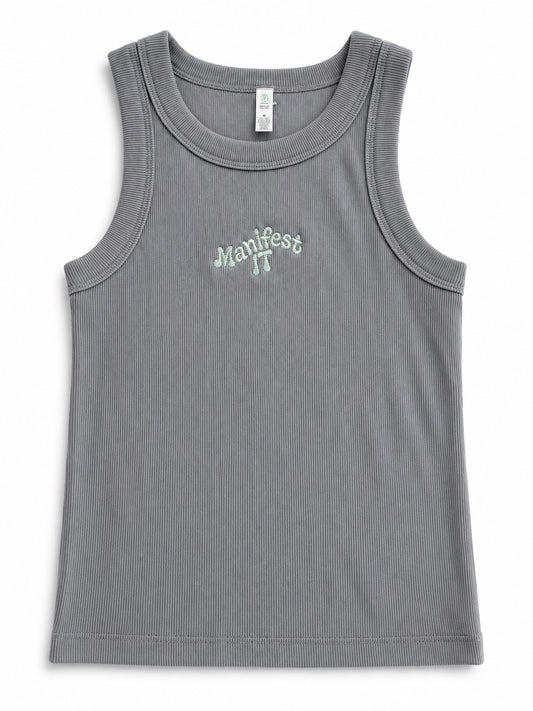 MANIFEST IT Organic Rib Tank STORM