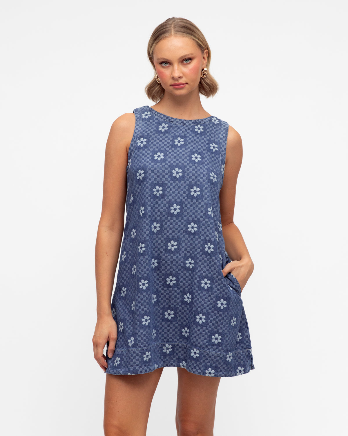 Denim Dress Short