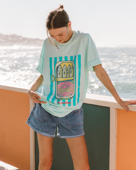 Sardines Tee Blue