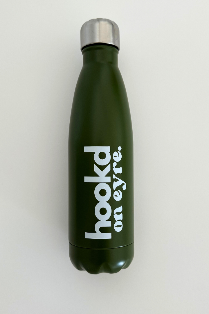 Hookd Insulated S/S 500ml Drink Bottle - Moss Green