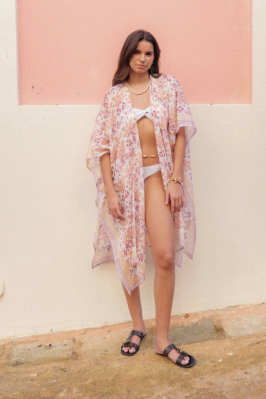 The Wanderer Kimono - Desert Palm: One size