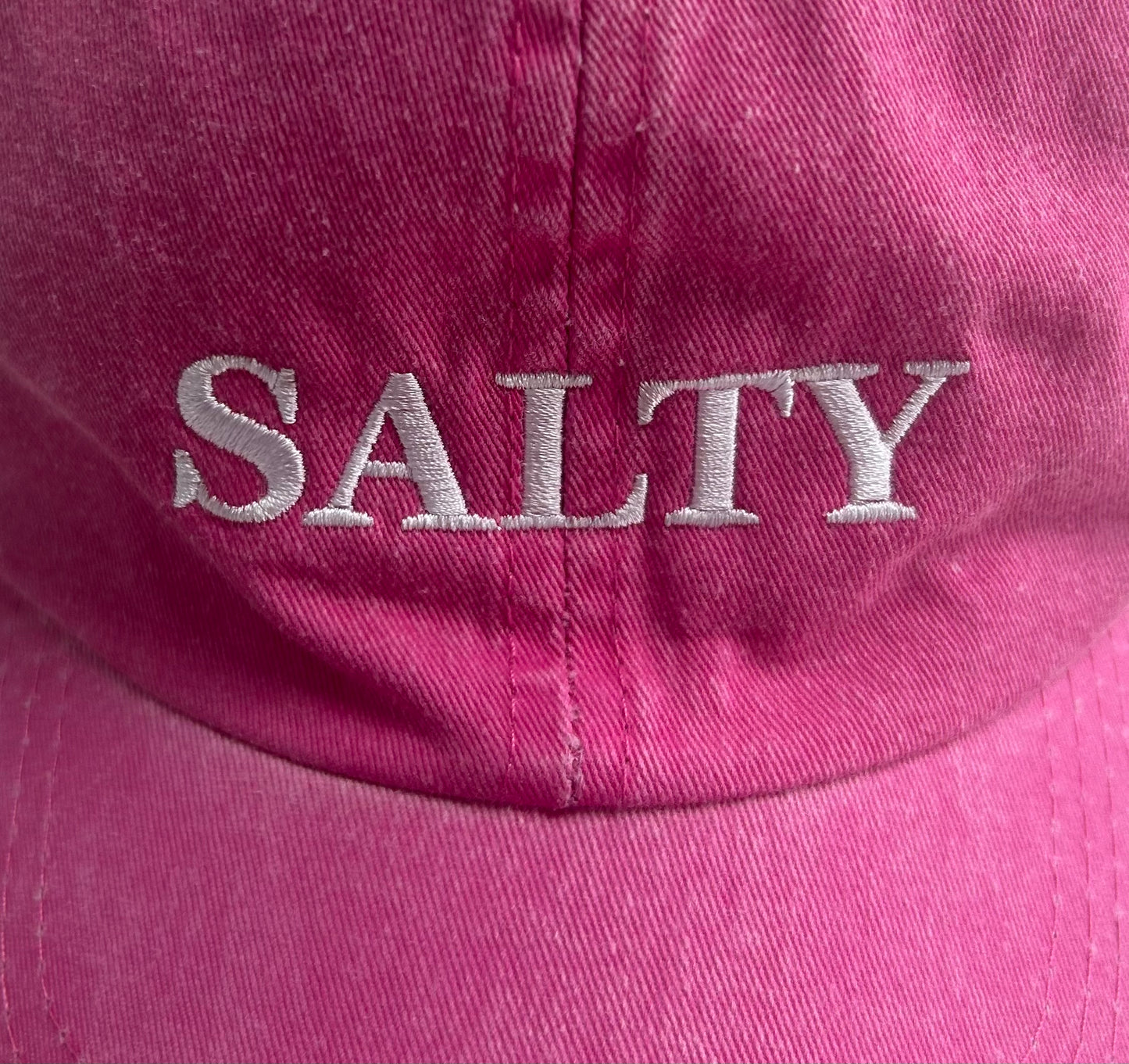 (NEW) 'Salty' Washed Cap - Pink