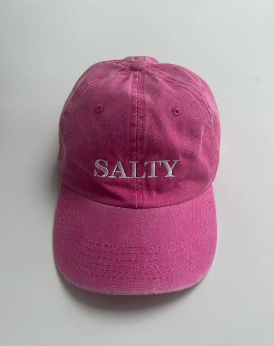 (NEW) 'Salty' Washed Cap - Pink