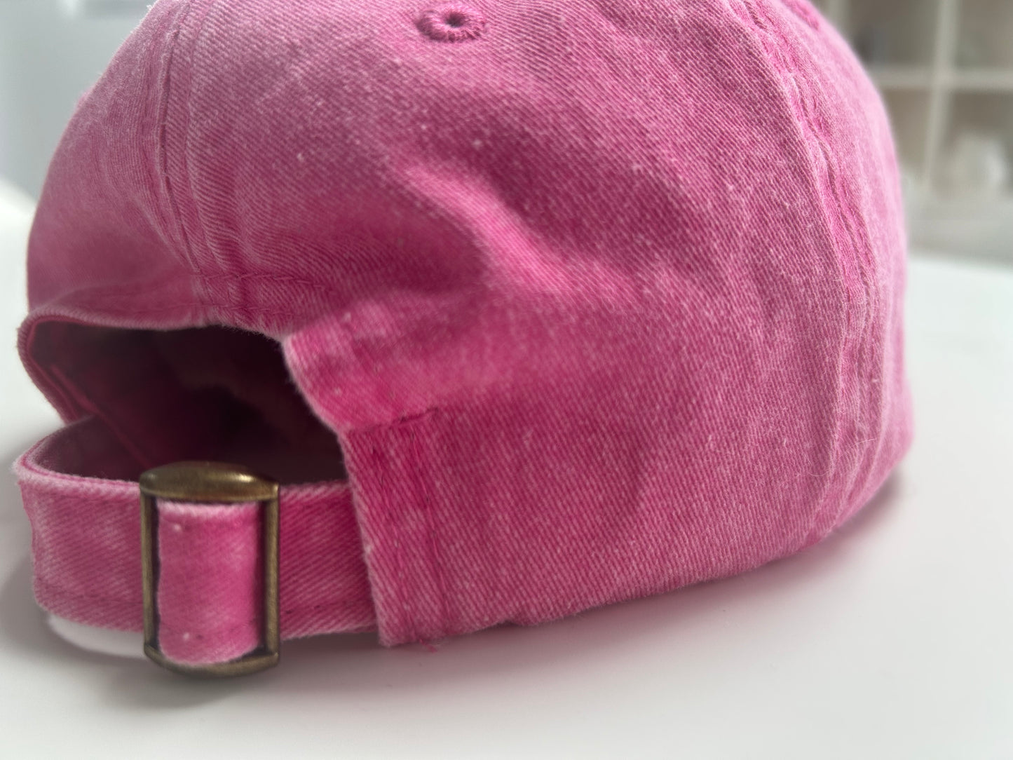 (NEW) 'Salty' Washed Cap - Pink