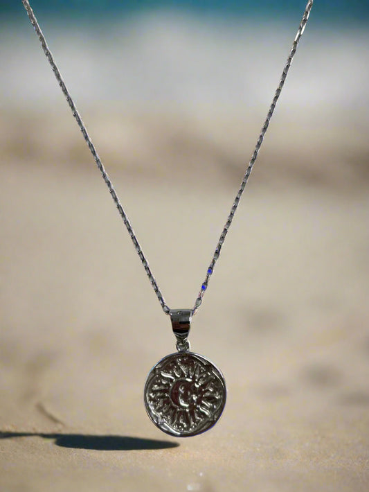 Eclipse Silver Necklace