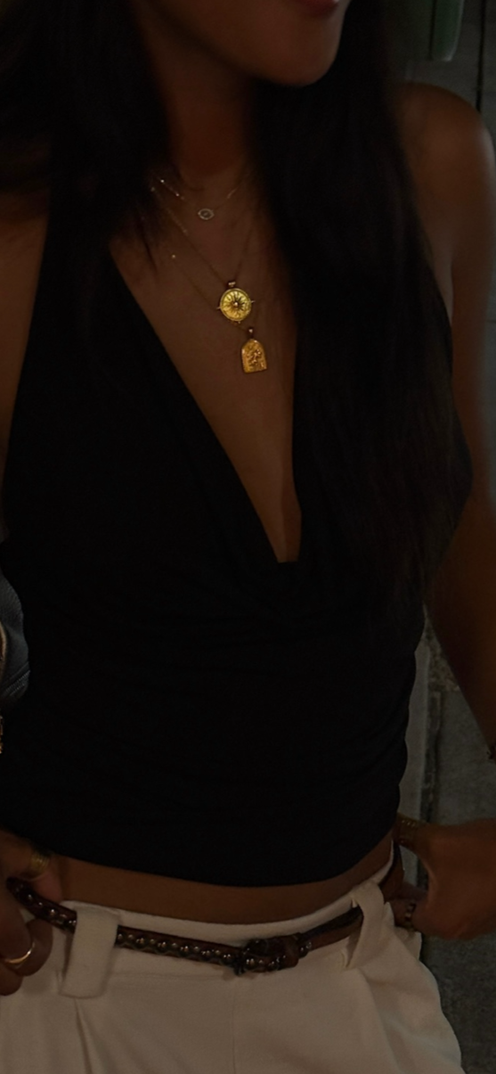 (NEW) Vintage Sun Necklace