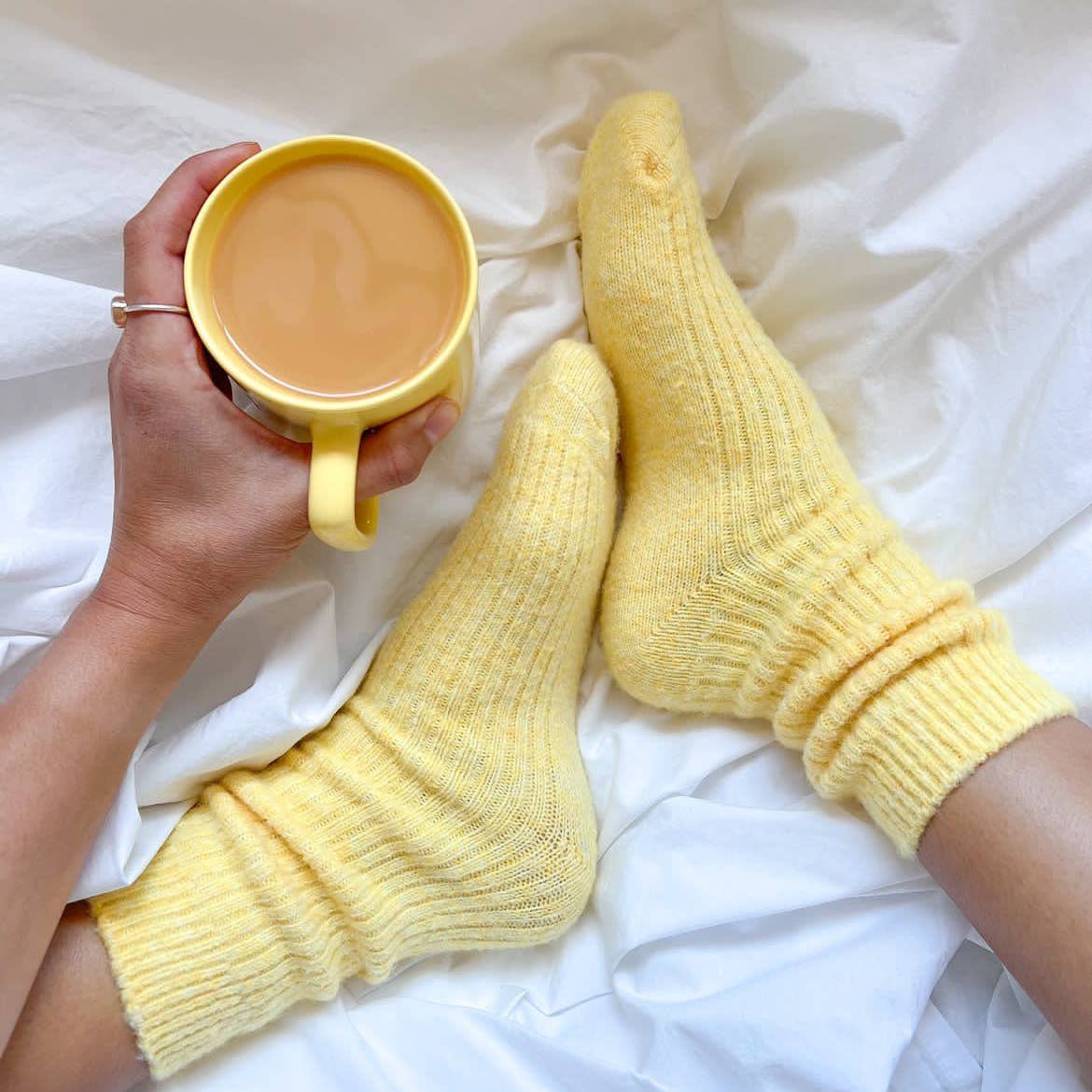 The Comfiest Socks - Yellow
